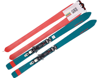 山スキーの画像